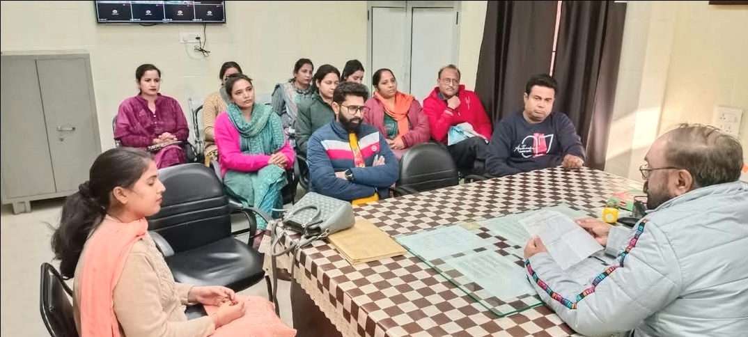 ਜਨ-ਜਨ ਦਾ ਰੱਖੋ ਧਿਆਨ-ਟੀ.ਬੀ ਮੁਕਤ ਭਾਰਤ ਅਭਿਆਨ ਤਹਿਤ ਸੀ ਐਚ ਸੀ ਹਾਰਟਾ ਬਡਲਾ ਵਿਖੇ ਜਰੂਰੀ ਮੀਟਿੰਗ ਕੀਤੀ